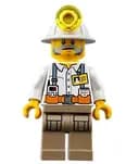 Minifigurka: CTY0876:  Miner - Foreman