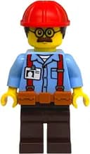Minifigurka: CTY1906:  Ted Brickle