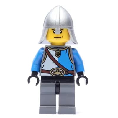 Knight, Blue, Helmet