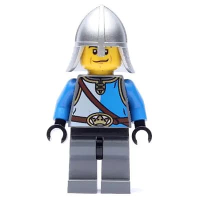 Knight, Blue, Helmet