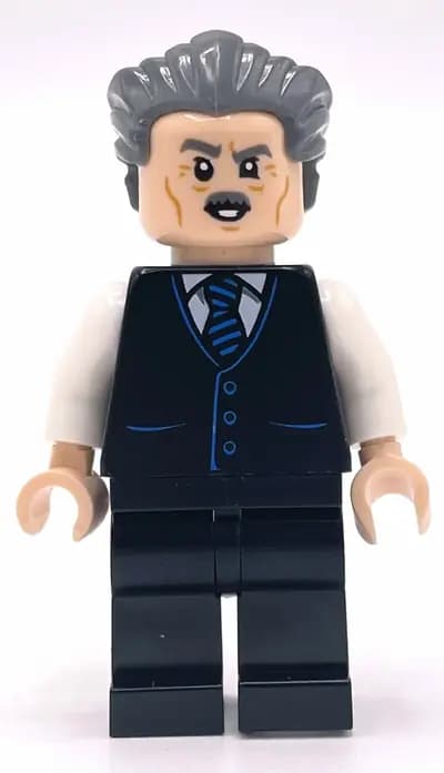 J. Jonah Jameson, Black Suit, Dark Bluish Gray Hair