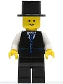Minifigurka: TWN158:  Groom, White Arms