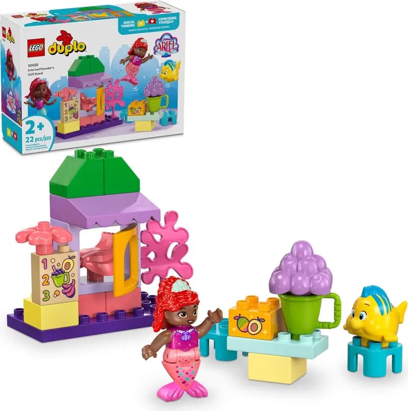 LEGO 10420 Stoisko kawowe Arielki i Florka