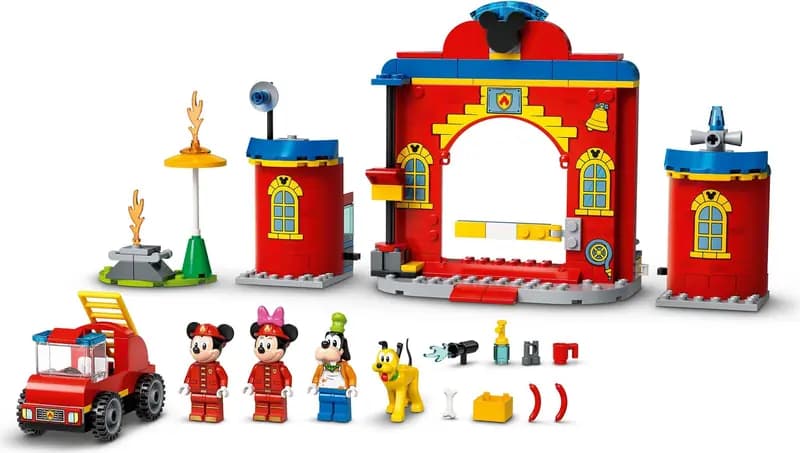 LEGO 10776 Remiza i wóz strażacki Myszki Miki i przyjaciół