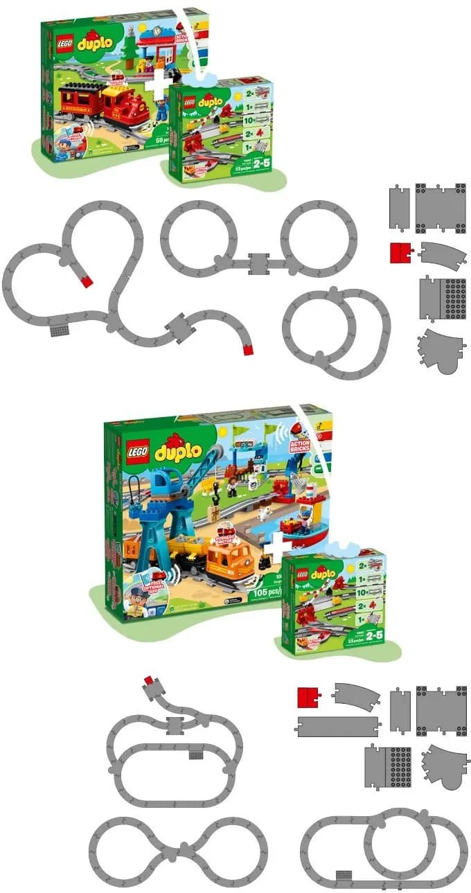 LEGO 10882 Tory kolejowe