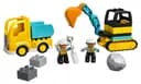 LEGO 10931 Ciężarówka i koparka gąsienicowa — 1