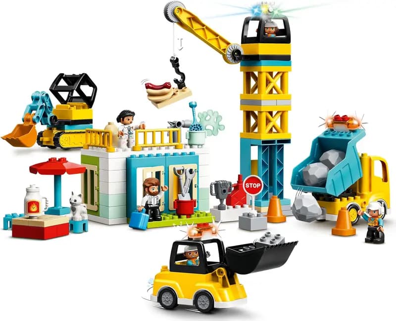 LEGO 10933 Żuraw wieżowy i budowa