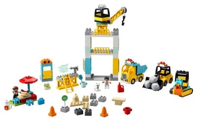 LEGO 10933 Żuraw wieżowy i budowa