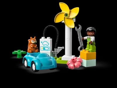 LEGO 10985 Turbina wiatrowa i samochód elektryczny