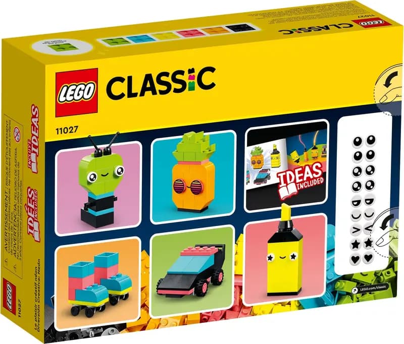 LEGO 11027 Kreatywna zabawa neonowymi kolorami