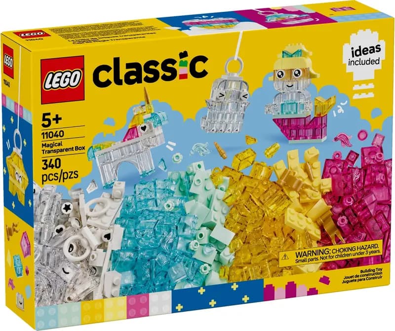 LEGO 11040 Magiczny zestaw z przezroczystymi klockami