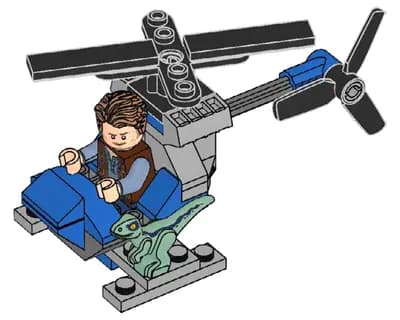 LEGO 122113 Owen z helikopterem