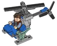 LEGO 122113 Owen with Helicopter