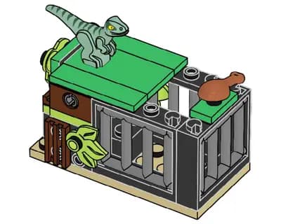 LEGO 122330 Raptor z Wielką Pułapką