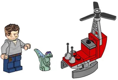 LEGO 122403 Owen z helikopterem