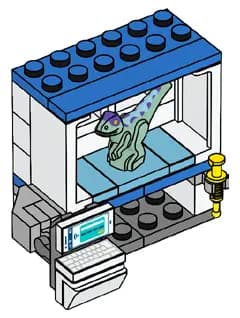 LEGO 122404 Raptor i Laboratorium