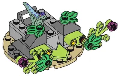 LEGO 122406 Raptor i Kryjówka