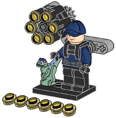 LEGO 122501 Strażnik z Raptorem