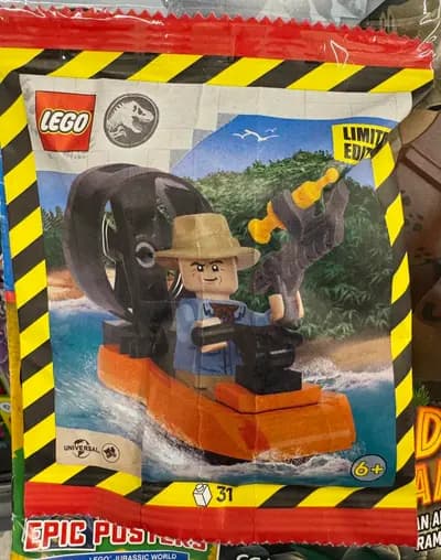 LEGO 122508 Alan Grant i Łódź motorowa