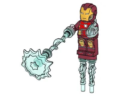 LEGO 242210 Brelok Iron Man