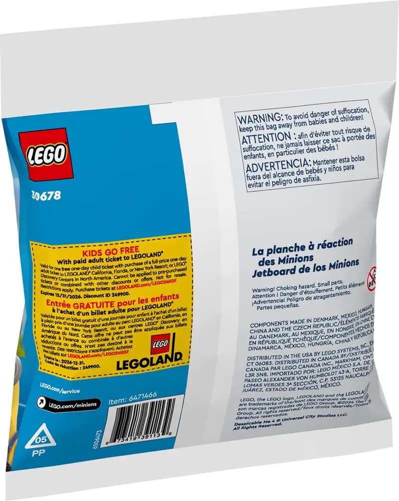 LEGO 30678 Odrzutowa deska minionków