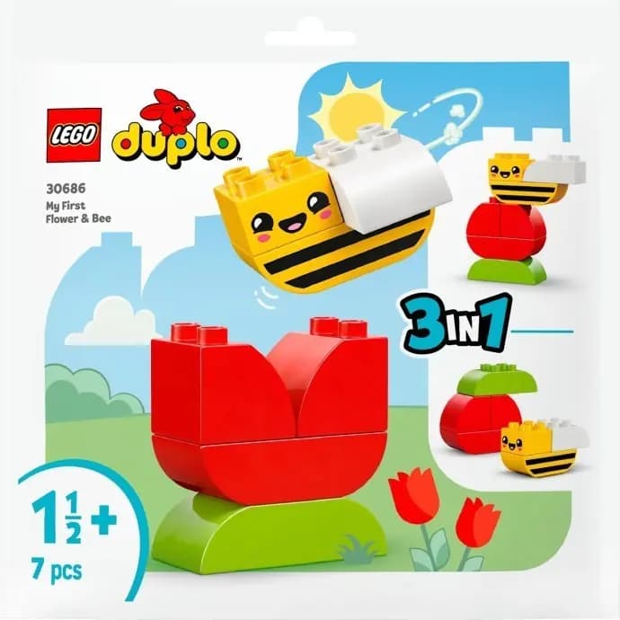 LEGO 30686 Mój pierwszy kwiatek i pszczoła
