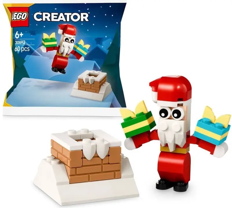 LEGO 30692 Święty Mikołaj i świąteczny komin