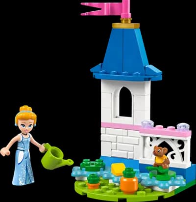 LEGO 30695 Miniaturowy zamek Kopciuszka z ogrodem