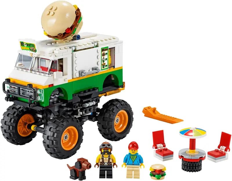 LEGO 31104 Monster truck z burgerami