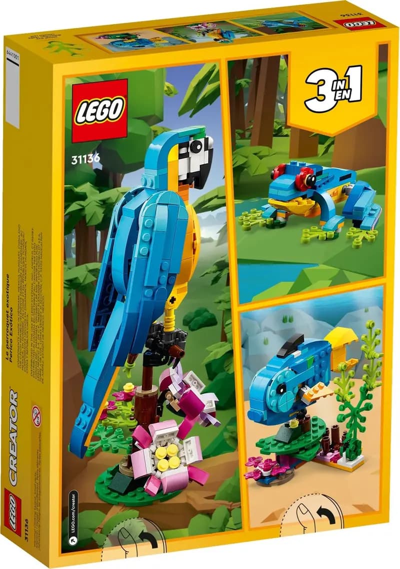 LEGO 31136 Egzotyczna papuga