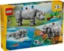 LEGO 31171 Dzikie zwierzęta: dumny nosorożec z ptakami — 2