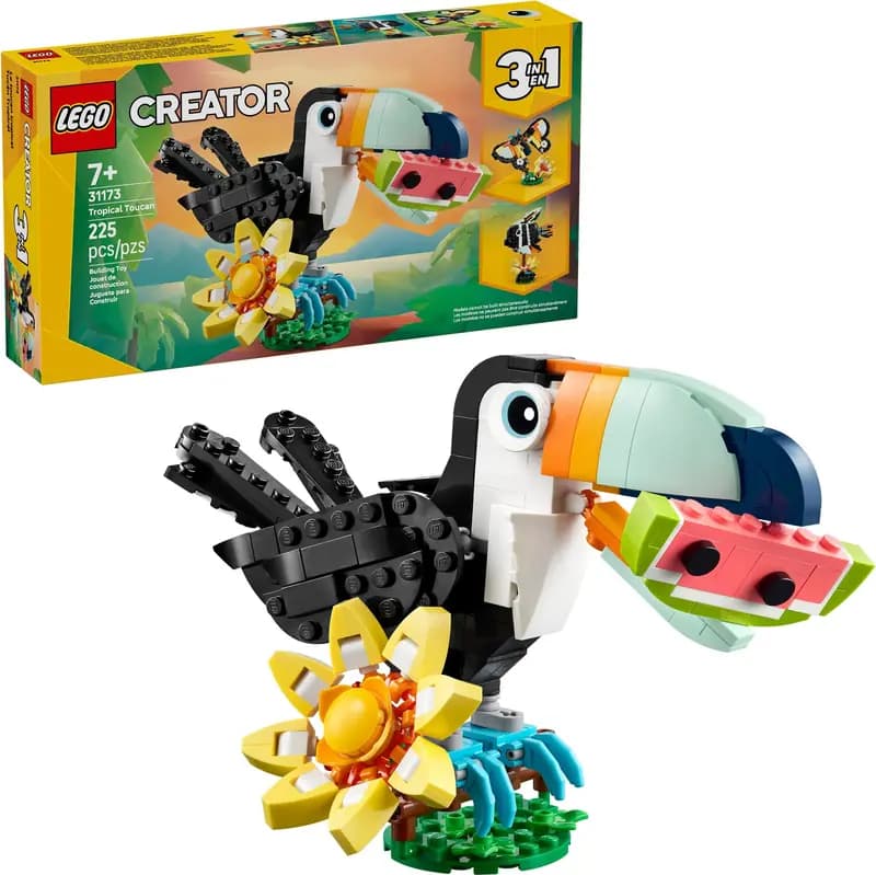 LEGO 31173 Dzikie zwierzęta: Tropikalny tukan
