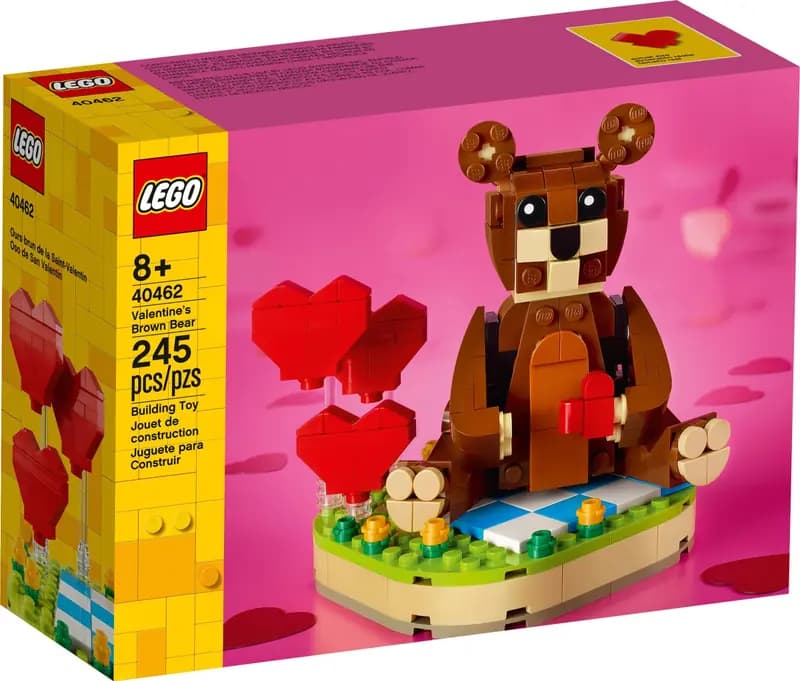 LEGO 40462 Walentynkowy niedźwiedź brunatny