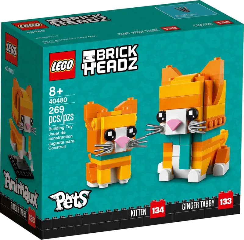 LEGO 40480 Pręgowany rudy kot