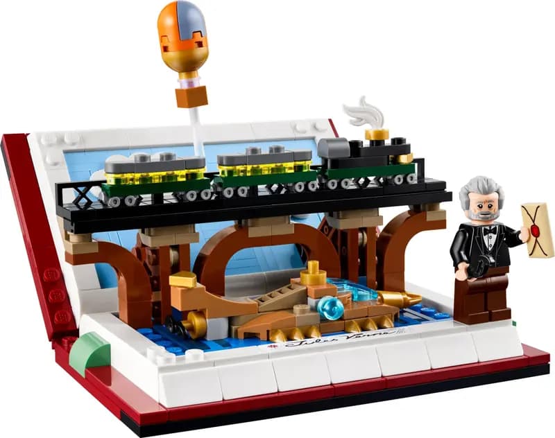 LEGO 40690 Hołd dla książek Julesa Verne’a