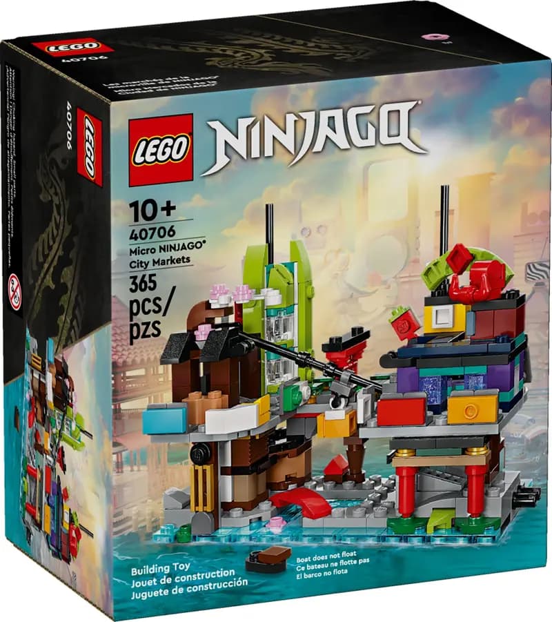 LEGO 40706 Mikrorynek miejski NINJAGO