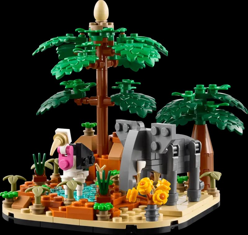 LEGO 40784 Diorama z afrykańską sawanną