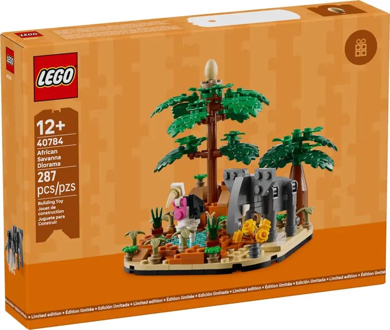 LEGO 40784 Diorama z afrykańską sawanną