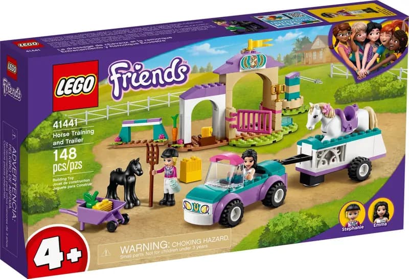 LEGO 41441 Szkółka jeździecka i przyczepa dla konia