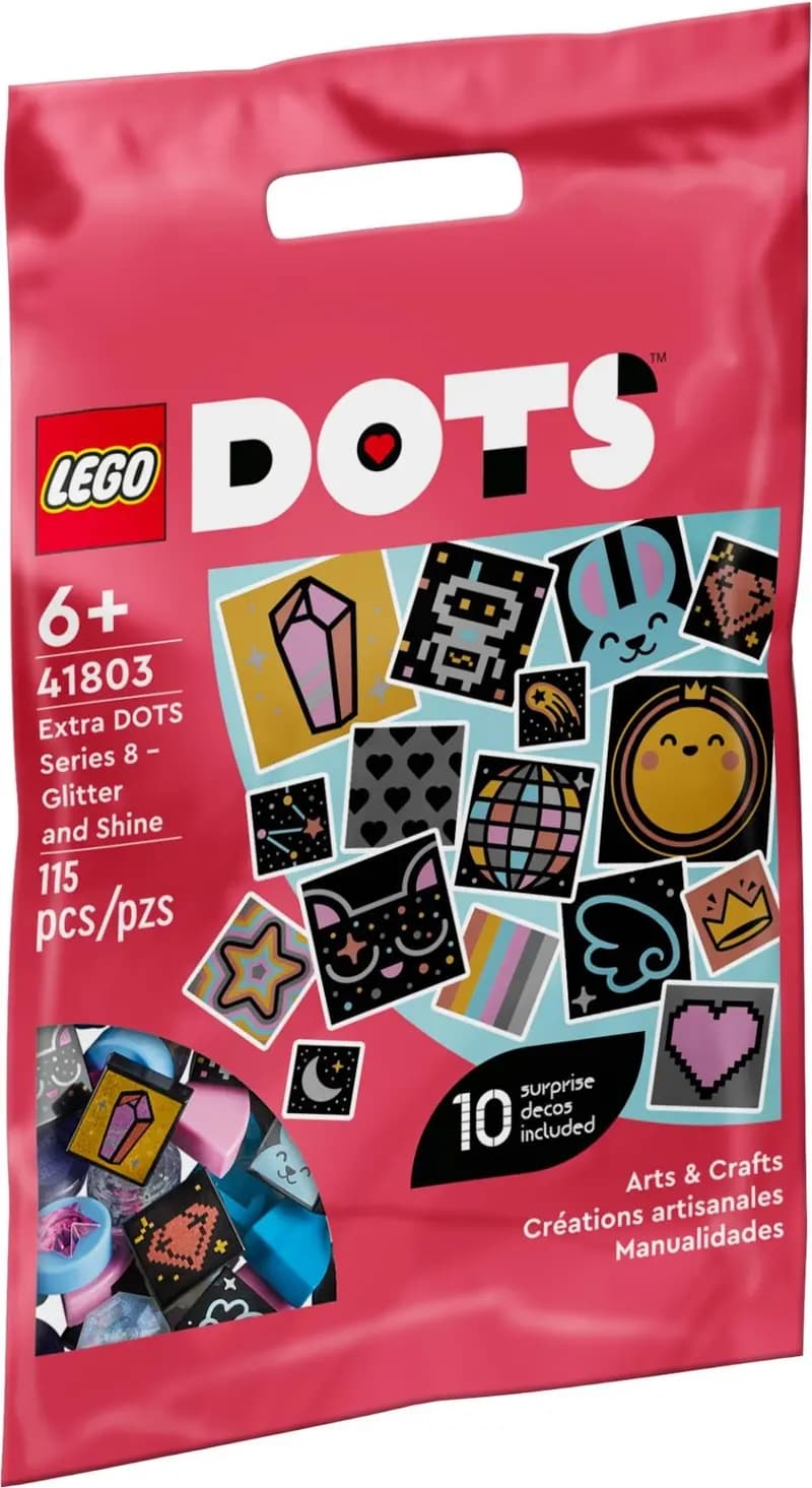 LEGO 41803 Dodatki DOTS - seria 8, błyskotki