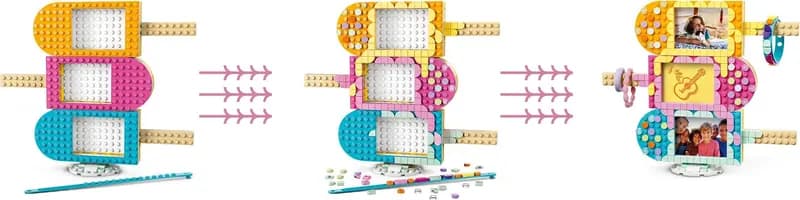LEGO 41956 Ramki na zdjęcia w kształcie lodów i bransoletka