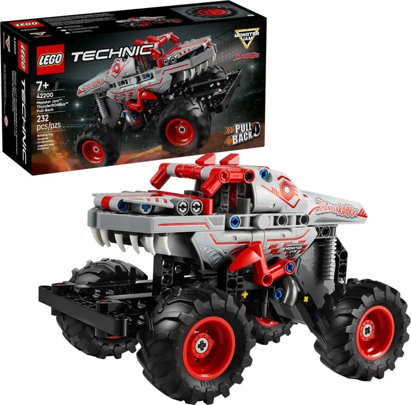 LEGO 42200 Monster Jam ThunderROARus z napędem typu pull-back