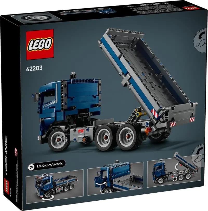 LEGO 42203 Wywrotka z przechylaną skrzynią