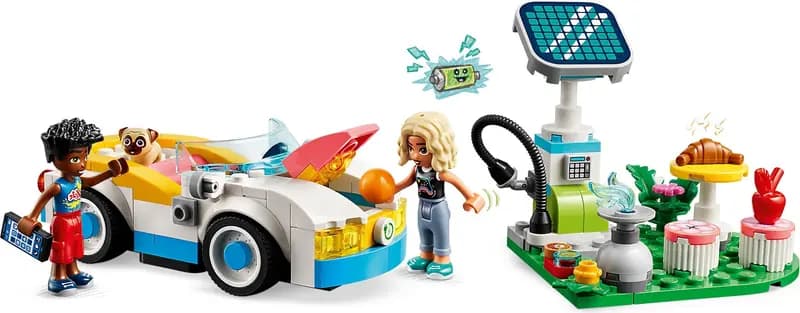 LEGO 42609 Samochód elektryczny i stacja ładująca