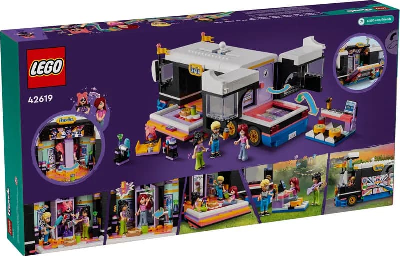 LEGO 42619 Autobus koncertowy gwiazdy popu