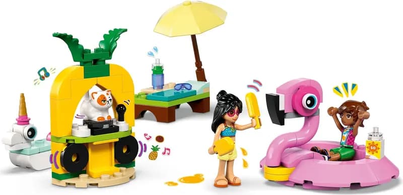 LEGO 42658 Impreza na basenie z jednorożcem i flamingiem