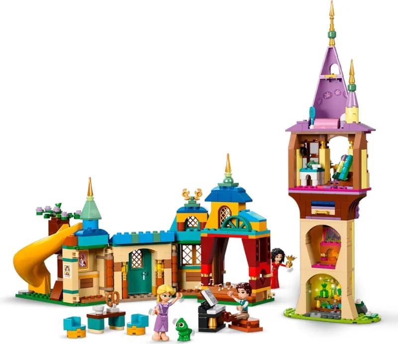 LEGO 43241 Wieża Roszpunki i Dziarskie Kaczątko