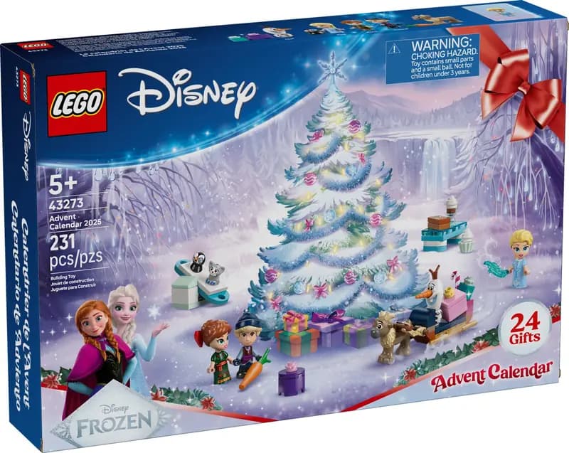 LEGO 43273 ǀ Disney Kraina lodu Kalendarz adwentowy na 2025 rok