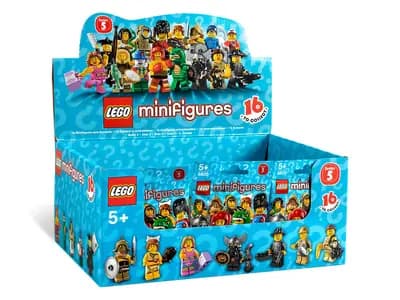LEGO 4614607 Kolekcjonerskie Minifigurki Seria 5 – Zafoliowane Pudełko