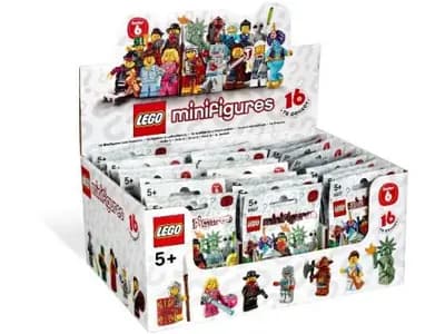 LEGO 4648586 Minifigurki LEGO Seria 6 - Zapieczętowane pudełko